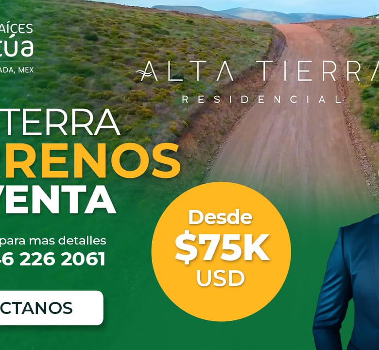 Venta: Terrenos Exclusivos en Residencial Alta Tierra – Ensenada, B.C.