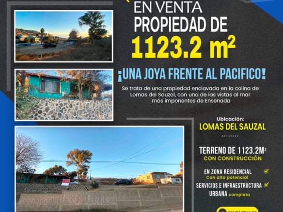 Casa en venta | Vistas panorámicas al mar | Lomas del Sauzal, Ensenada, B.C.