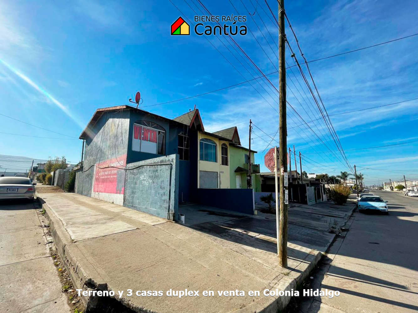 Predio en venta con tres casas y un terreno disponible lateral | Proyecto para personalizar o invertir | Col. Hidalgo, Ensenada