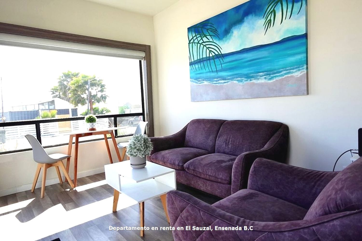 Departamento en renta | Terraza con vista al mar | El Sauzal, Ensenada