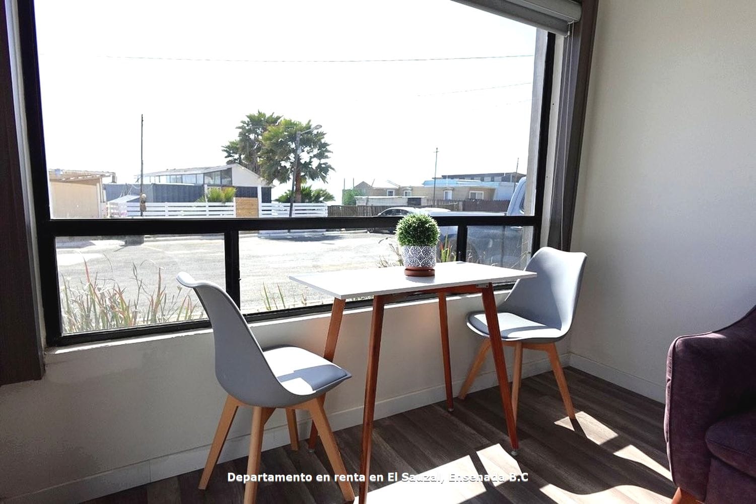 Departamento en renta | Terraza con vista al mar | El Sauzal, Ensenada