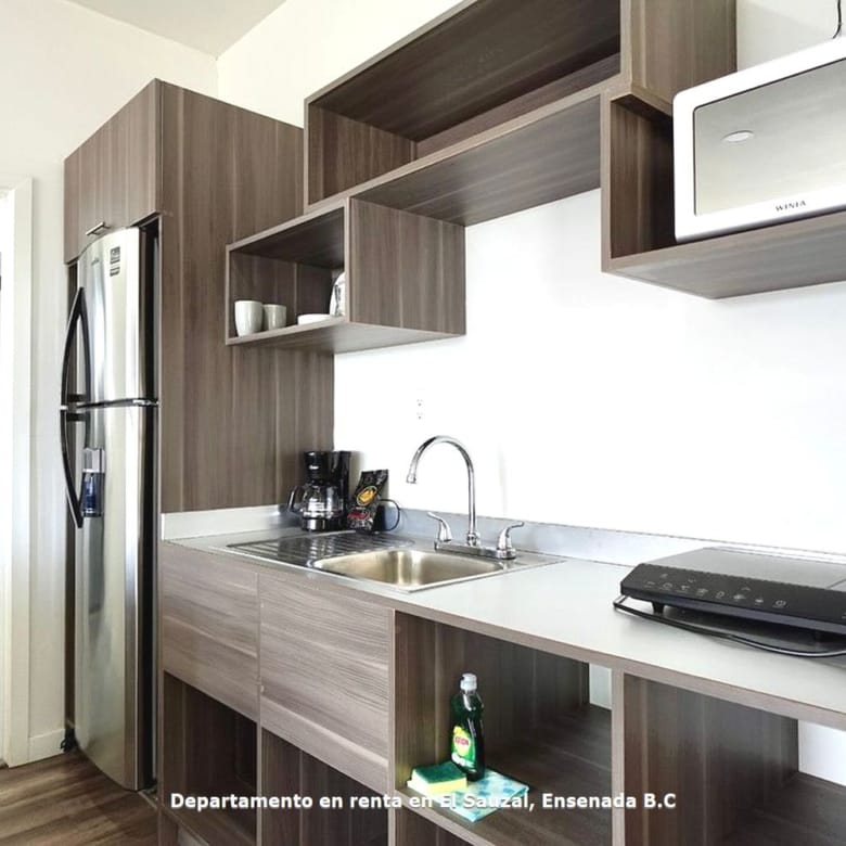 Departamento en renta | Terraza con vista al mar | El Sauzal, Ensenada