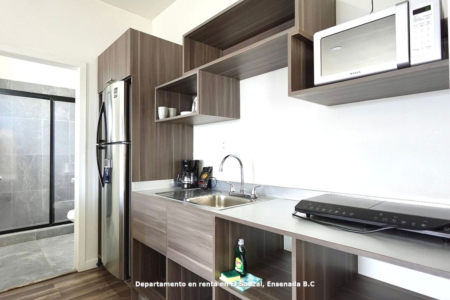 Departamento en renta | Terraza con vista al mar | El Sauzal, Ensenada