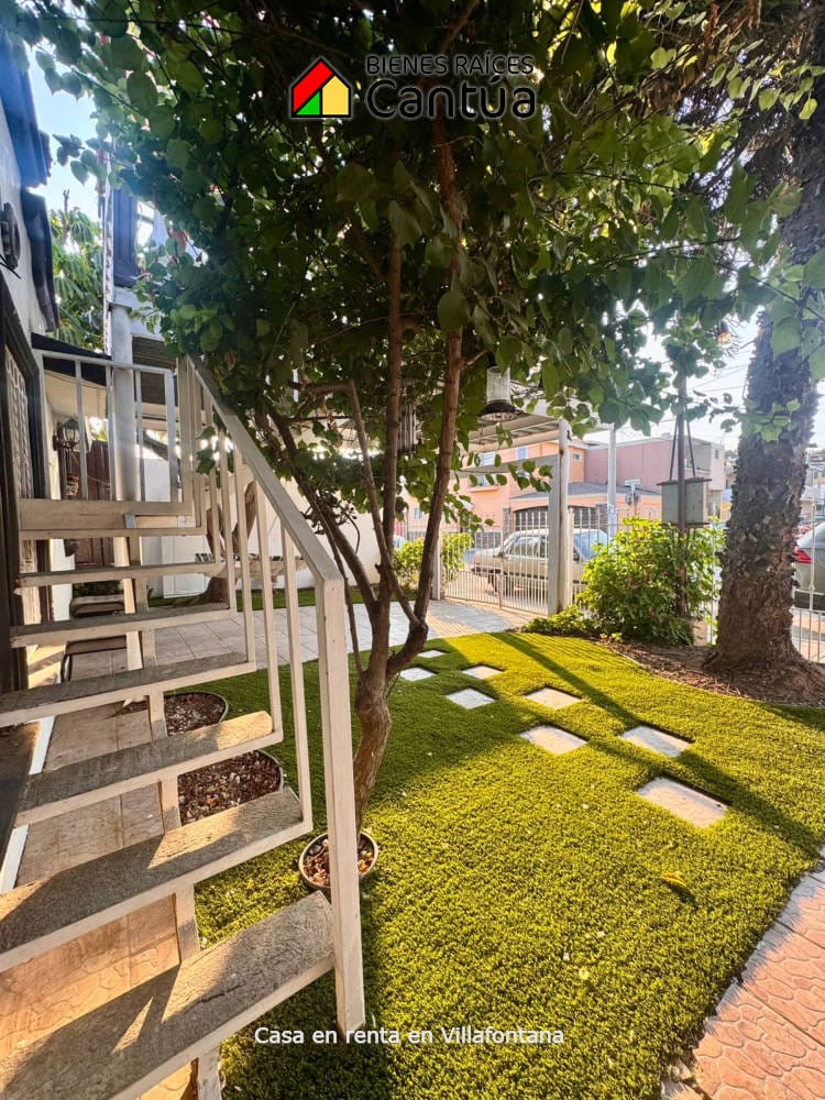 Casa amueblada en renta | Terraza privada y excelente ubicación | Fracc. Villafontana