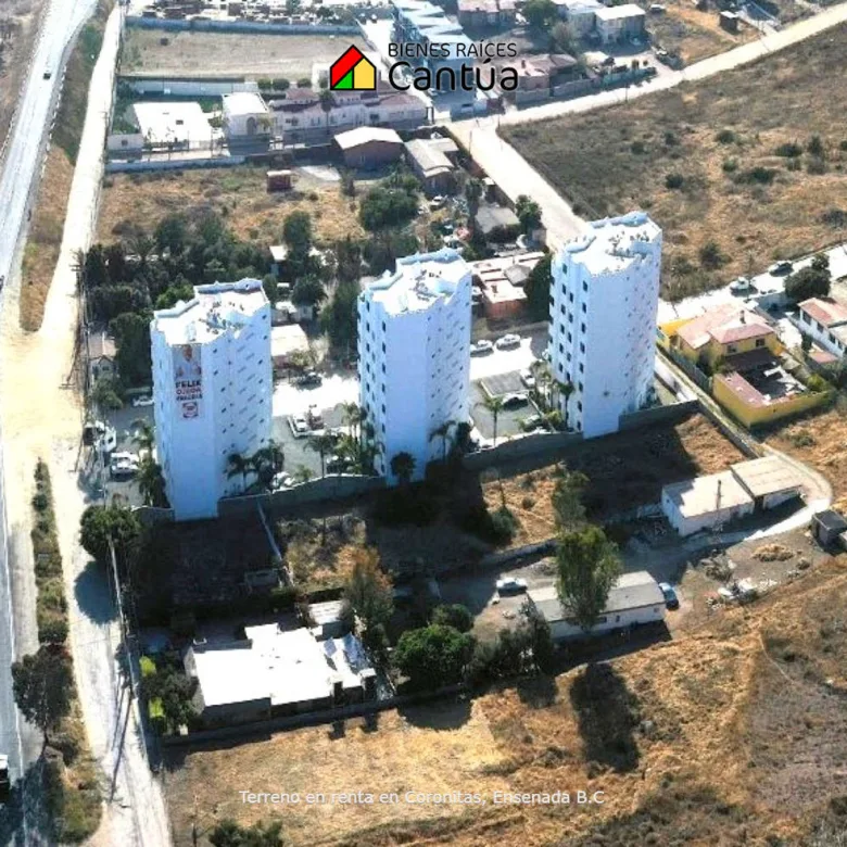 Terreno en renta | Ubicación estratégica sobre carretera | Coronitas, Ensenada, B.C.