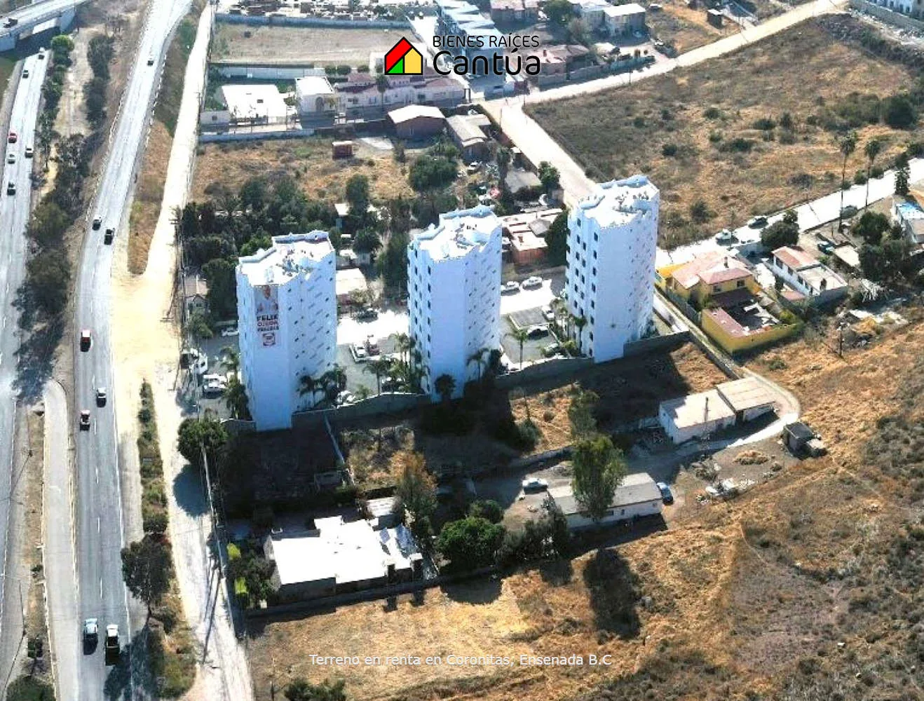 Terreno en renta | Ubicación estratégica sobre carretera | Coronitas, Ensenada, B.C.