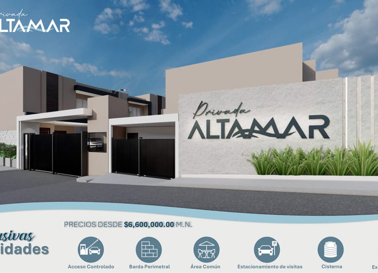 Casa en preventa | Diseño moderno y doble altura | Privada Altamar, Col. Coronita