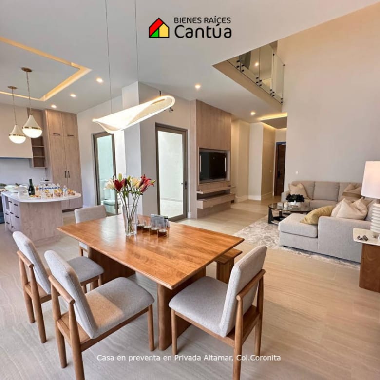 Casa en preventa | Diseño moderno y doble altura | Privada Altamar, Col. Coronita