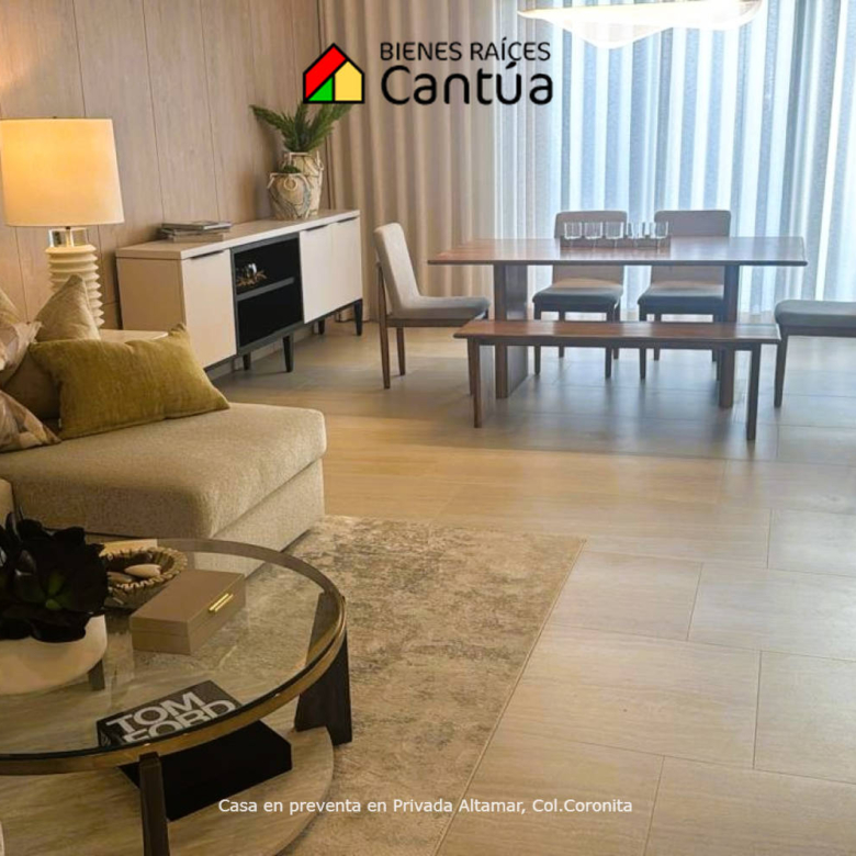 Casa en preventa | Diseño moderno y doble altura | Privada Altamar, Col. Coronita
