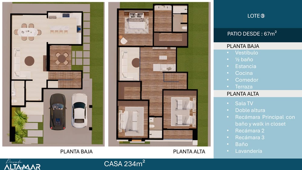Casa en preventa | Diseño moderno y doble altura | Privada Altamar, Col. Coronita