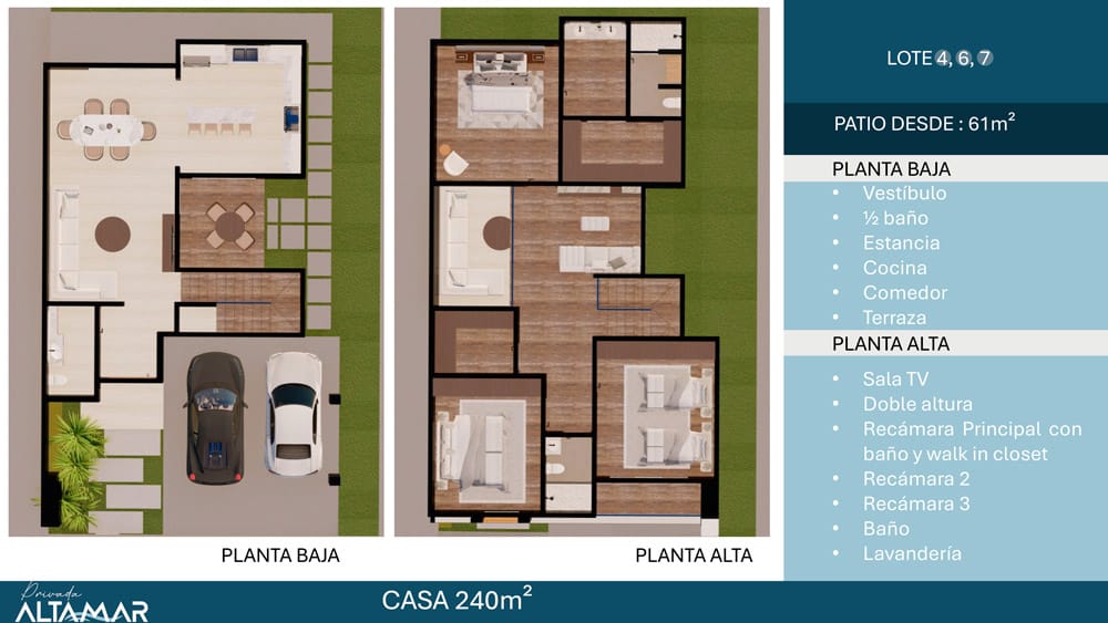 Casa en preventa | Diseño moderno y doble altura | Privada Altamar, Col. Coronita