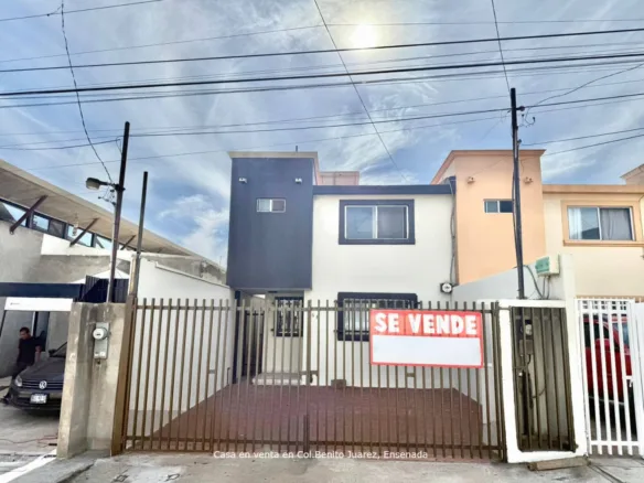 Casa en venta | Remodelada y lista para habitar | Col. Benito Juárez, Ensenada