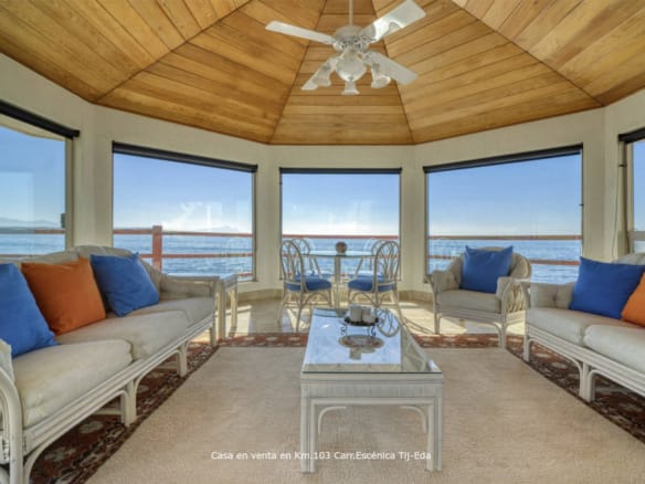 Casa de lujo en venta | Vista panorámica al mar | Carretera Escénica Ensenada