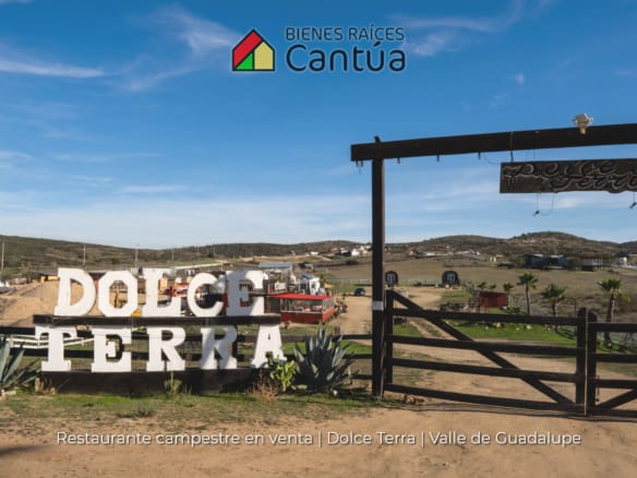 Restaurante campestre en venta | Inversión lista para operar | Valle de Guadalupe | 5000 m²