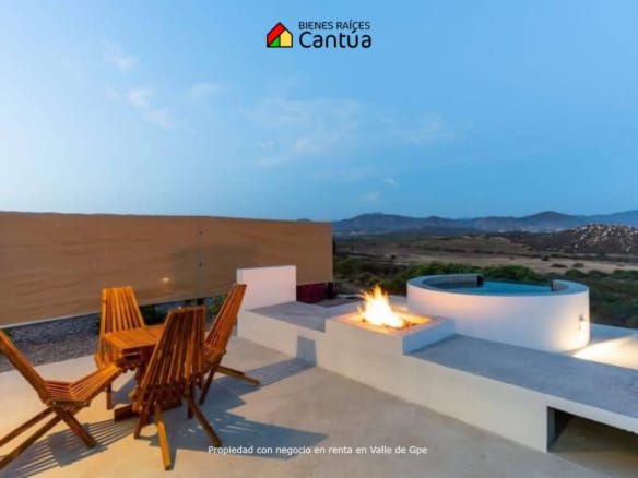 Terreno con hotel + glamping en renta | Proyecto en operación | Valle de Guadalupe