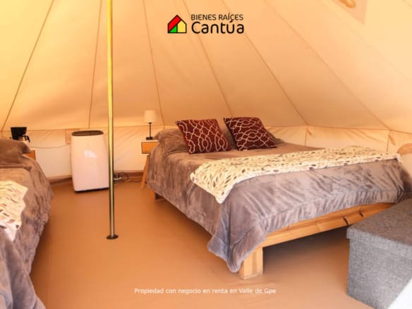 Terreno con hotel + glamping en renta | Proyecto en operación | Valle de Guadalupe