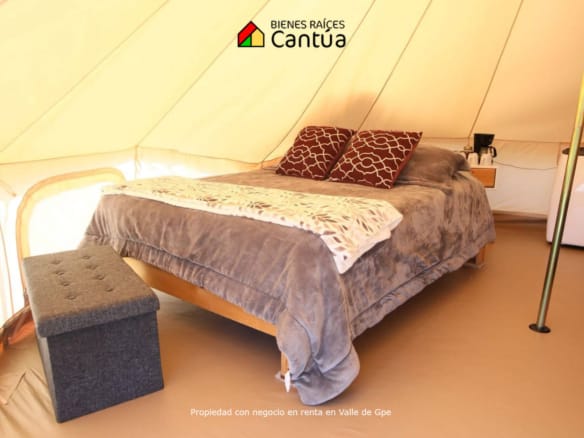 Terreno con hotel + glamping en renta | Proyecto en operación | Valle de Guadalupe