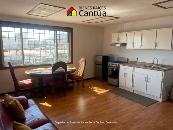 Departamento en renta | Amueblado y céntrico | Zona Centro, Ensenada