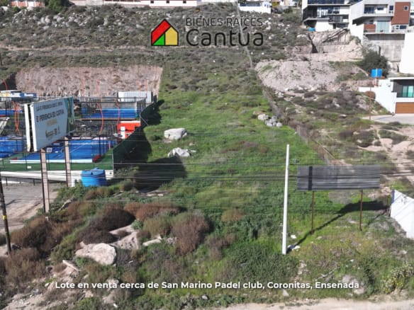 Lote en venta | Vista al mar y ubicación estratégica | Fracc. Coronitas, Ensenada