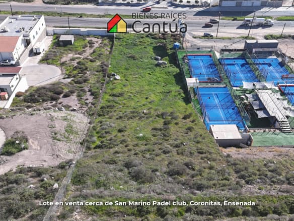 Lote en venta | Vista al mar y ubicación estratégica | Fracc. Coronitas, Ensenada