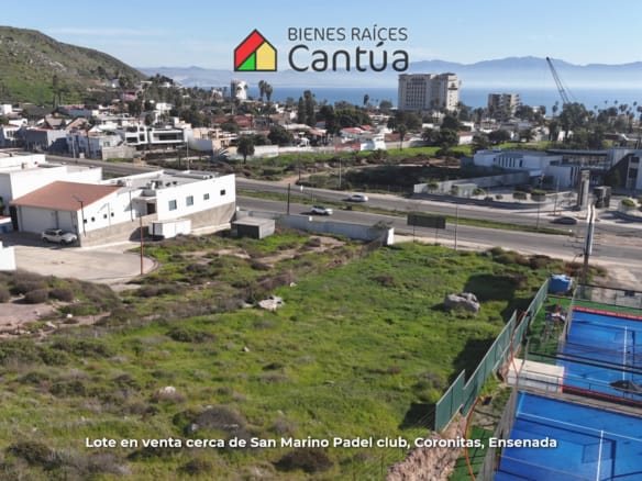 Lote en venta | Vista al mar y ubicación estratégica | Fracc. Coronitas, Ensenada