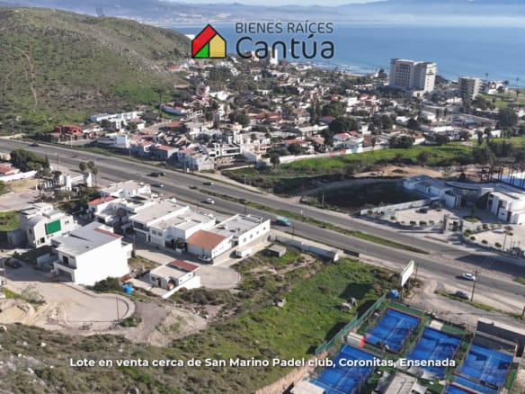 Lote en venta | Vista al mar y ubicación estratégica | Fracc. Coronitas, Ensenada