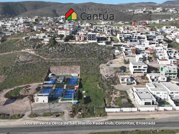 Lote en venta | Vista al mar y ubicación estratégica | Fracc. Coronitas, Ensenada