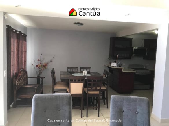 Casa en renta | vista al mar y espacios amplios | Colinas del Sauzal