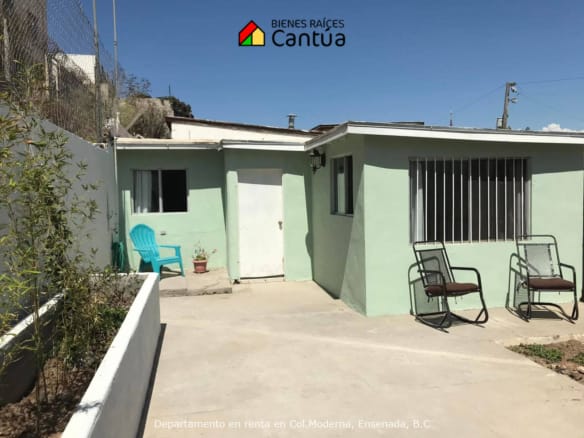 Departamento en renta | Amueblado y funcional | Col. Moderna Ensenada