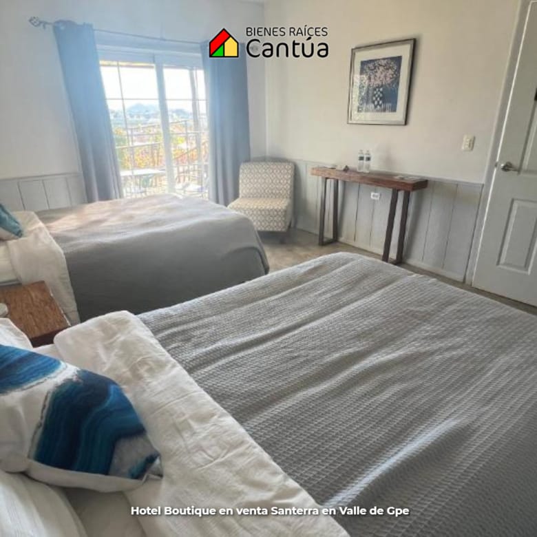 Hotel boutique en venta | 8 suites + viñedo | Valle de Guadalupe