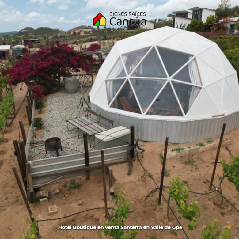 Hotel boutique en venta | 8 suites + viñedo | Valle de Guadalupe