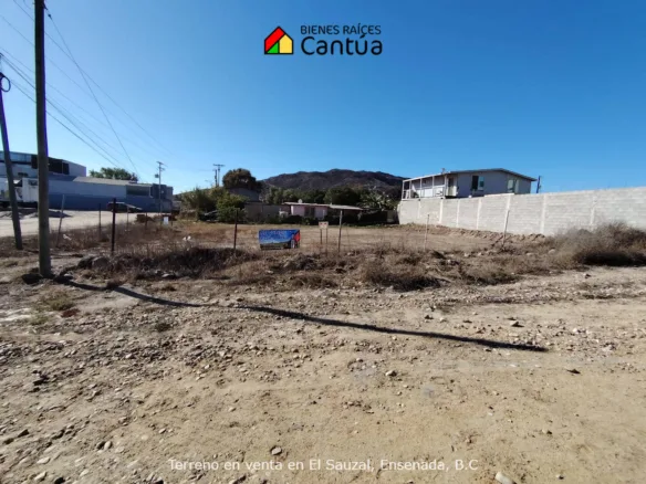 Terreno en venta | 750 m² ideal inversión | El Sauzal Ensenada