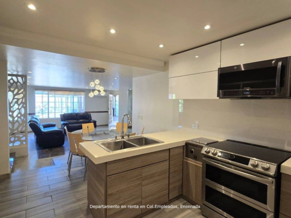 Departamento en renta | Remodelado y con vistas | Col. Empleados, Ensenada