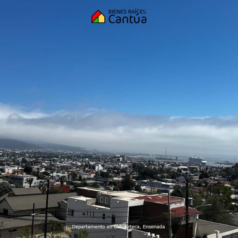 Departamento en renta | Amueblado con vista panorámica | Col. Azteca (Zona Centro), Ensenada