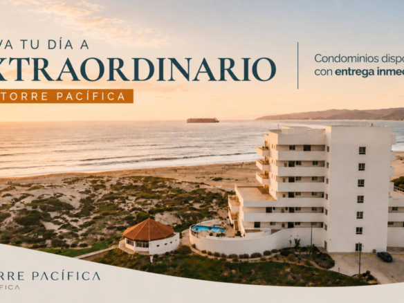 Departamento en renta | Vista al mar | Unidad 502, Torre Pacífica, Ensenada